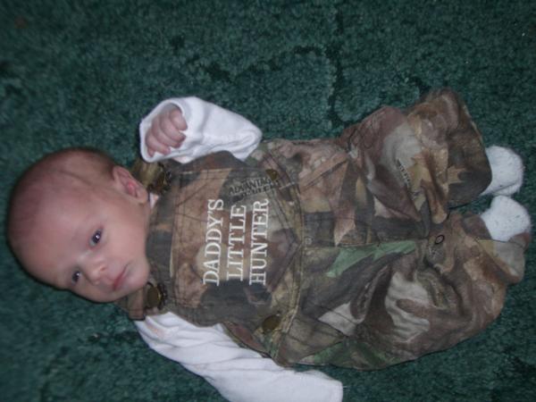Daddy's little hunter